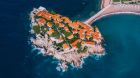 Aerial Aman Sveti Stefan