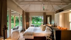 Morukuru Farm House Nyala feeding on the lawn