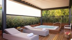 Rooftop Private hot tub at Villa Spalletti Trivelli Rome