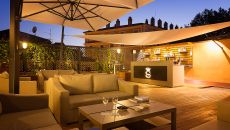 Rooftop Rooftop by night at Villa Spalletti Trivelli Rome