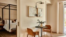 Suite Orchard Living Room  at Solage an Auberge Resort