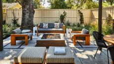 Suite Oaks Terrace Patio  at Solage an Auberge Resort