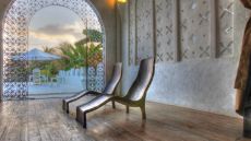 Private plane on landing strip