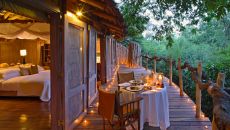 Bathtub and outdoor shower