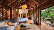 See more information about Lake Manyara Tree Lodge Treehouse Suite interior and Beyond Lake Manyara Tree Lodge
