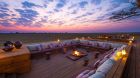 See more information about Shumba Camp Bar area at sunset
