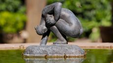 aerial view of island