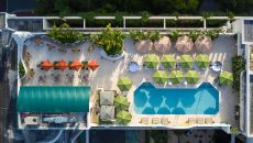 rooftop drone view Mayfair House