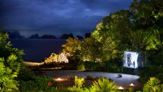 Cinema Paradiso by the beach at Six Senses Yao Noi