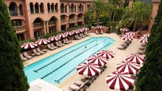 Relaxation Pool overhead  at Fairmont Grand Del Mar