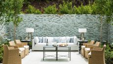 Matakauri Four Bedroom Villa Courtyard