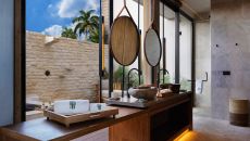 Beachfront Terrace Pool Suite Bathroom Banyan Tree Mayakoba