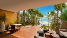 BTMXMY Beachfront Pool Suite View From Deck to Beach High Res Banyan Tree Mayakoba