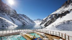 Hotel Pool view Morton Andersen at Hotel Ski Portillo