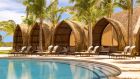 Pool and cabanas Four Seasons Resort Bora Bora