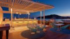 Pool bar sunset