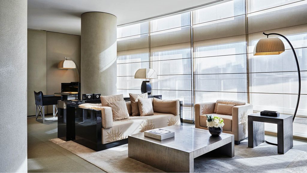 Armani Hotel Dubai United Arab Emirates Armani Ambassador Suite Living Room