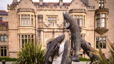 Exterior Front Fountain