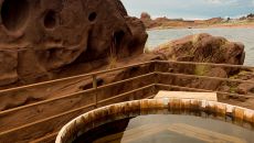 outdoor tub at Titilaka