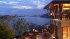 outdoor restaurant at night