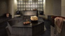 sauna at Shangri-La Hotel