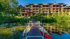 canoes at Nita Lake Lodge