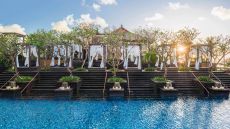 Pool  Cabana at  Dawn  