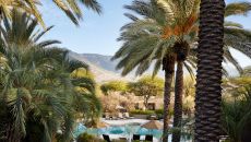 exterior pool overview at Miraval Arizona