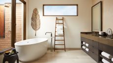 Retreat master bath  at Miraval Arizona