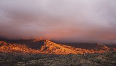 mountain sunset at Miraval Arizona