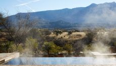 steaming pool at Miraval Arizona