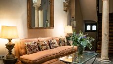 Reception sofa coffee table