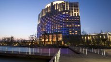 hotel exterior night