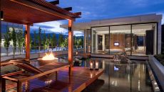 Chairmans Suite Terrace firepit