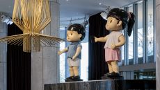 Lobby Art at Fairmont Pacific Rim