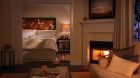 fireplace at Belmond El Encanto