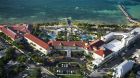 aerial shot of the resort