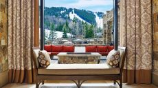 Winter mountain view