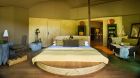 Tented Suite round platform bed