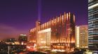 See more information about Fairmont Beijing hotel exterior at night