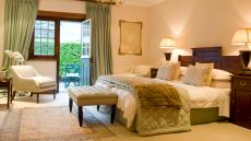 bedroom with balcony