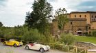 classic cars at Castel Monastero