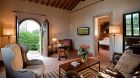 guestroom at Castel Monastero