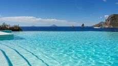 Pool and Sea Infinty pool at Therasia Resort