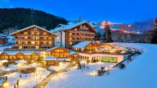 See more information about Chalet RoyAlp Hôtel & SPA External view Night Chalet Roy Alp