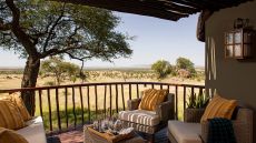 outdoor seating area at Four Seasons Safari Lodge