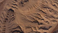 Aerial View Landscape Wadi Area