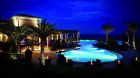 Swimming pool at night