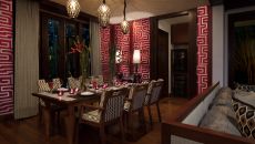 Guest room amenity Henri Mouhot Suite Dining Area Anantara Angkor Resort