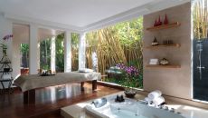 Guest room amenity Henri Mouhot Suite Spa Setup And Jacuzzi Anantara Angkor Resort